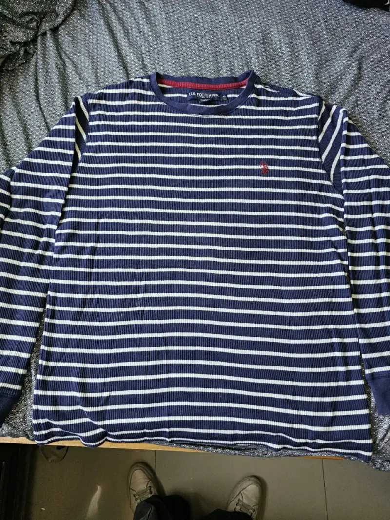 Polerón a rayas azul marino U.S. Polo Assn. - 1