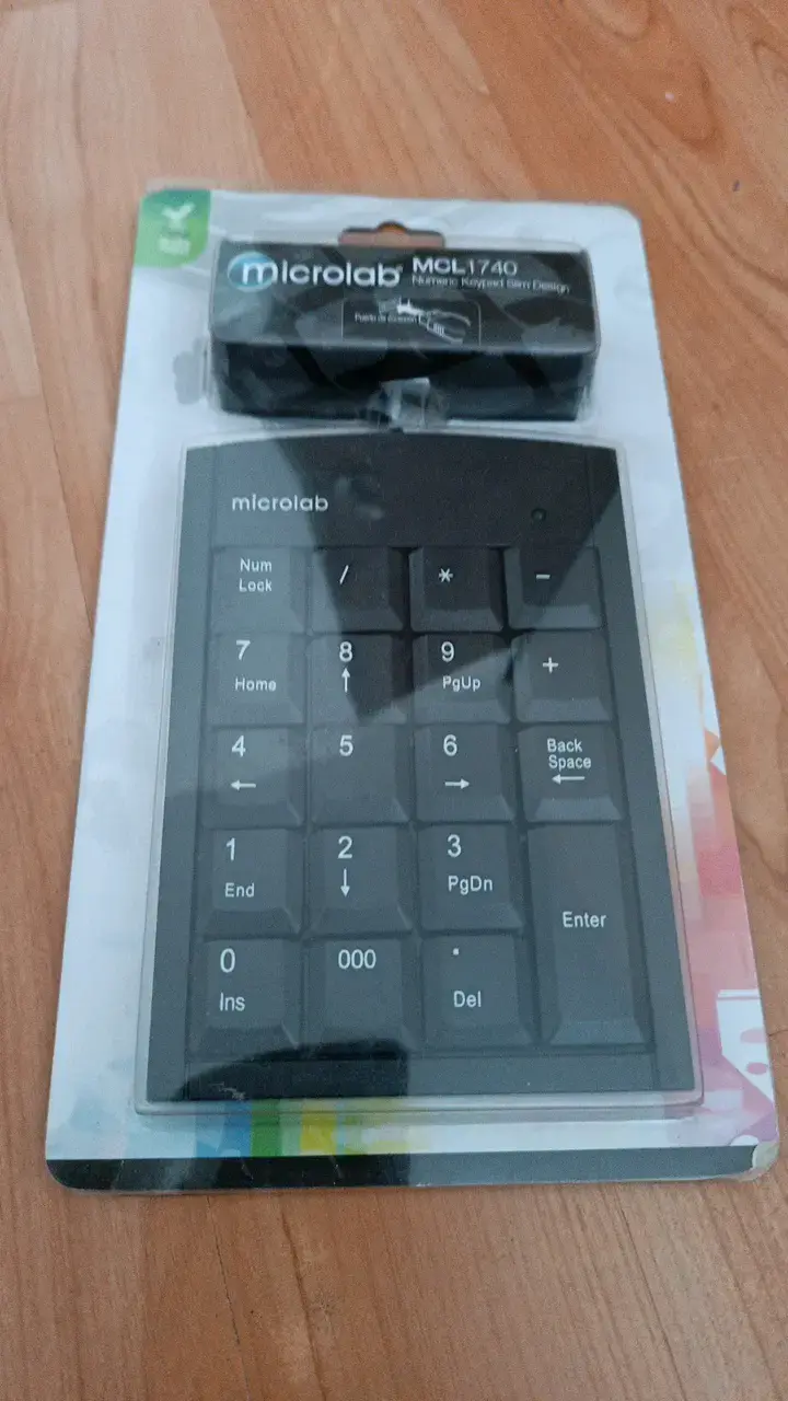Teclado numérico USB Microlab MCL1740