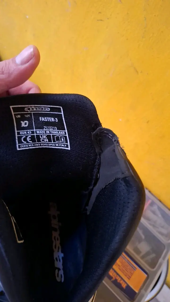 Botas de moto Alpinestars Faster-3 negras - 4