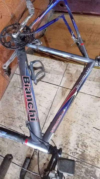 Marco de bicicleta Bianchi Corsa de aluminio - miniatura 1