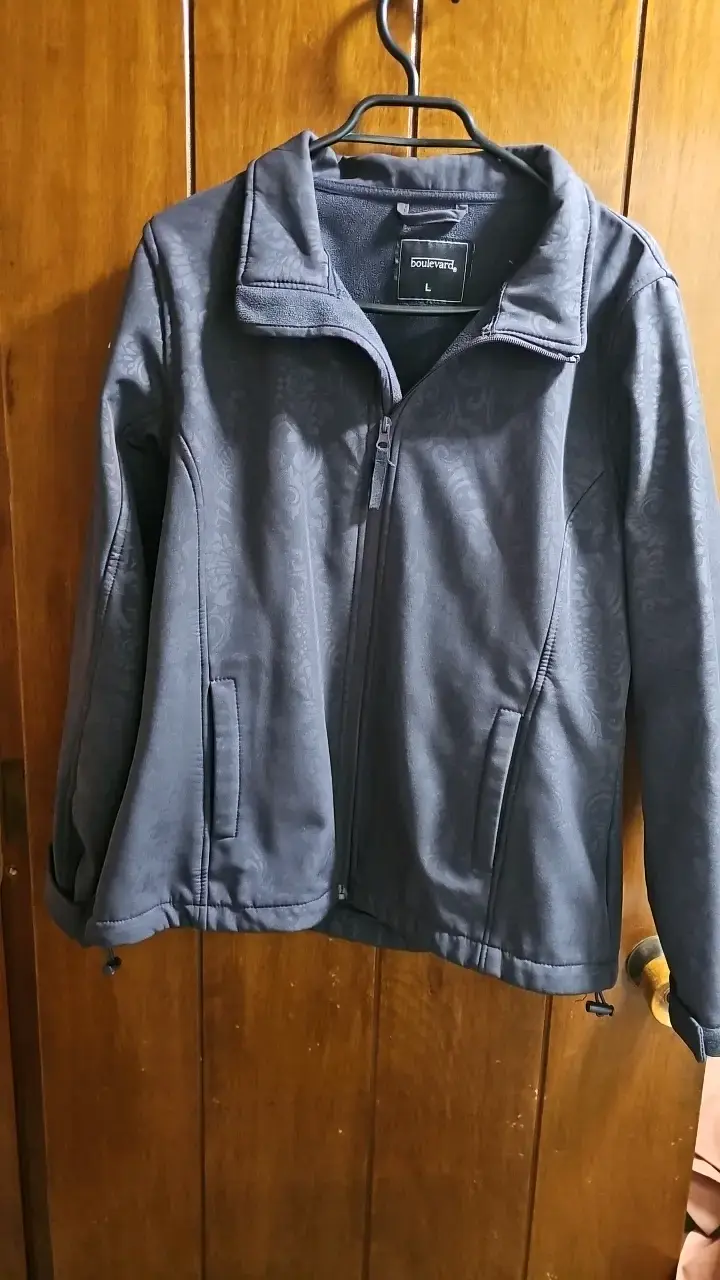 Chaqueta gris con diseño Boulevard - 1