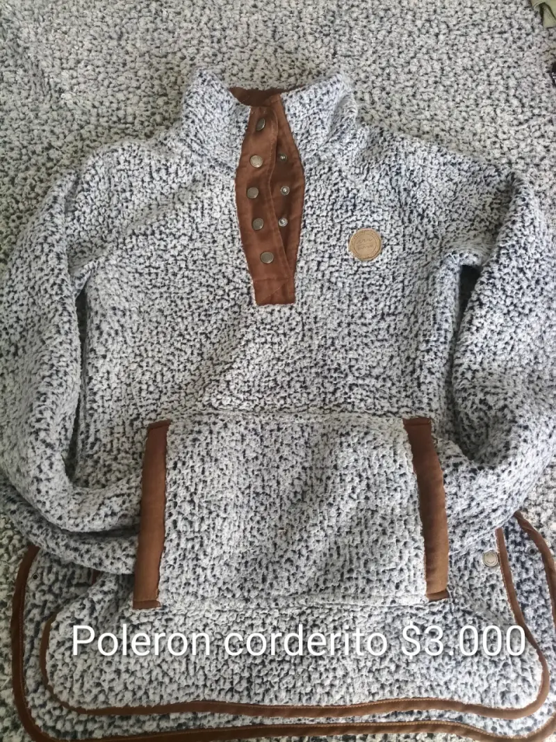 Polerón Deportivo Corto Verde Talla L - 5
