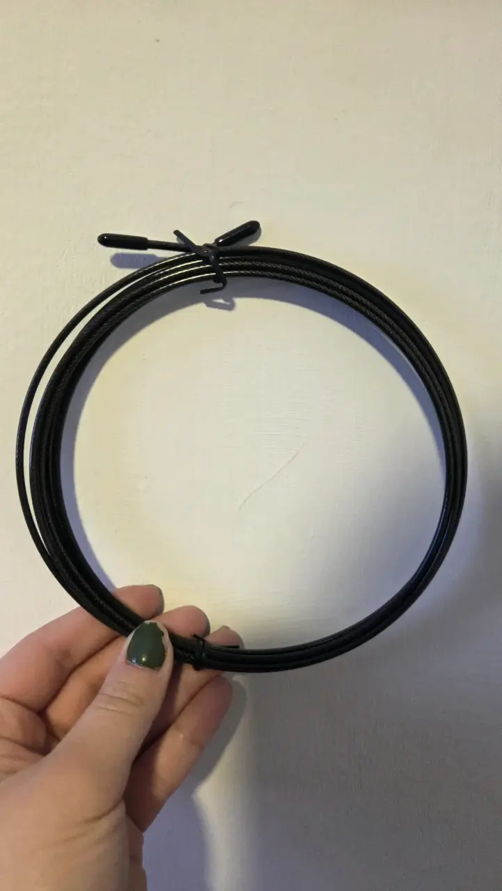 Cuerda de Saltar Rolo Ajustable Negra - 4