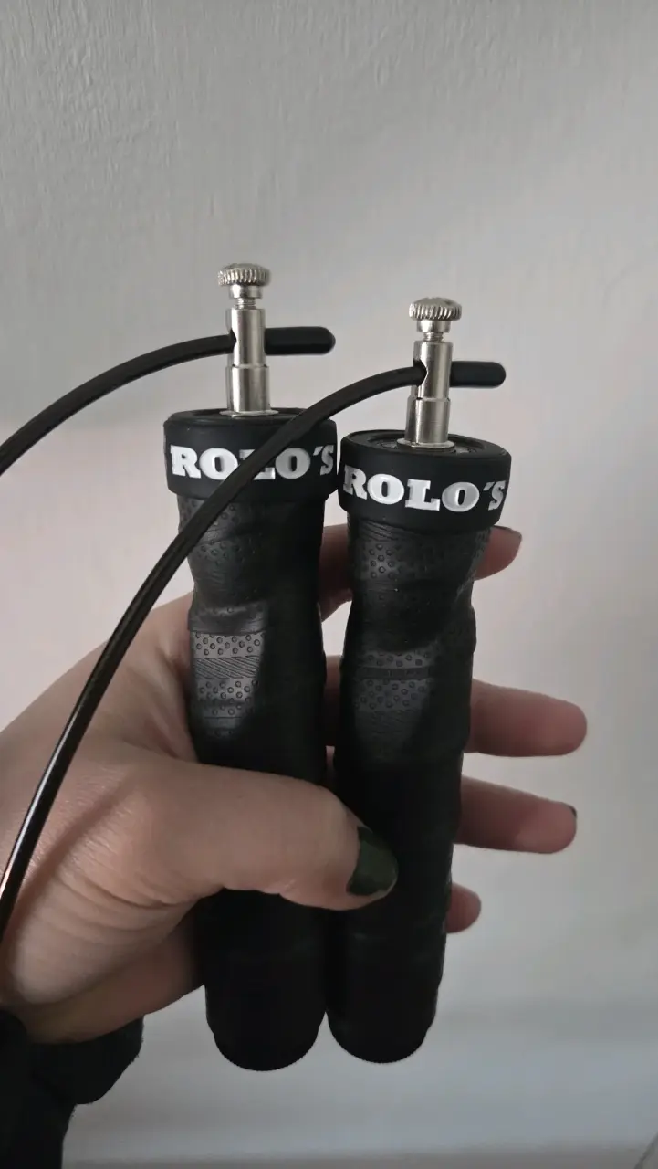 Cuerda de Saltar Rolo Ajustable Negra - 5