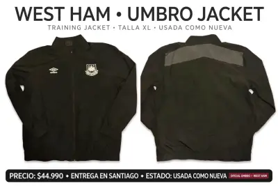 Chaqueta West Ham Umbro Talla XL - miniatura 1