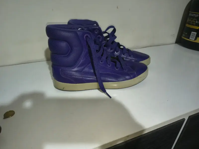 Zapatillas deportivas moradas Puma originales - 2