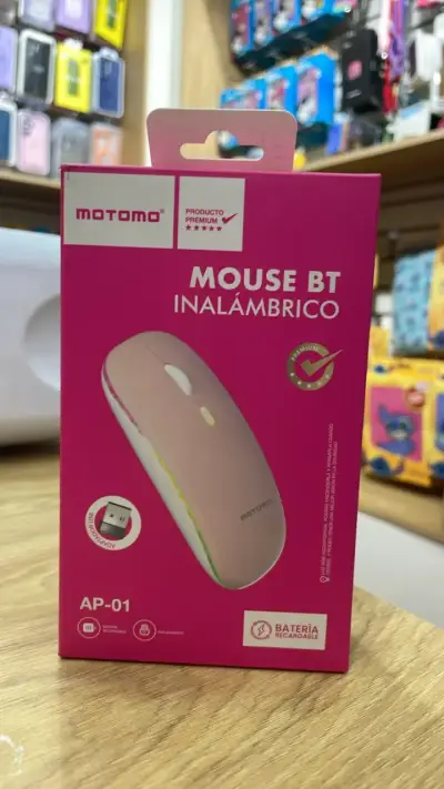 Mouse inalámbrico Motomo BT con batería recargable - miniatura 1