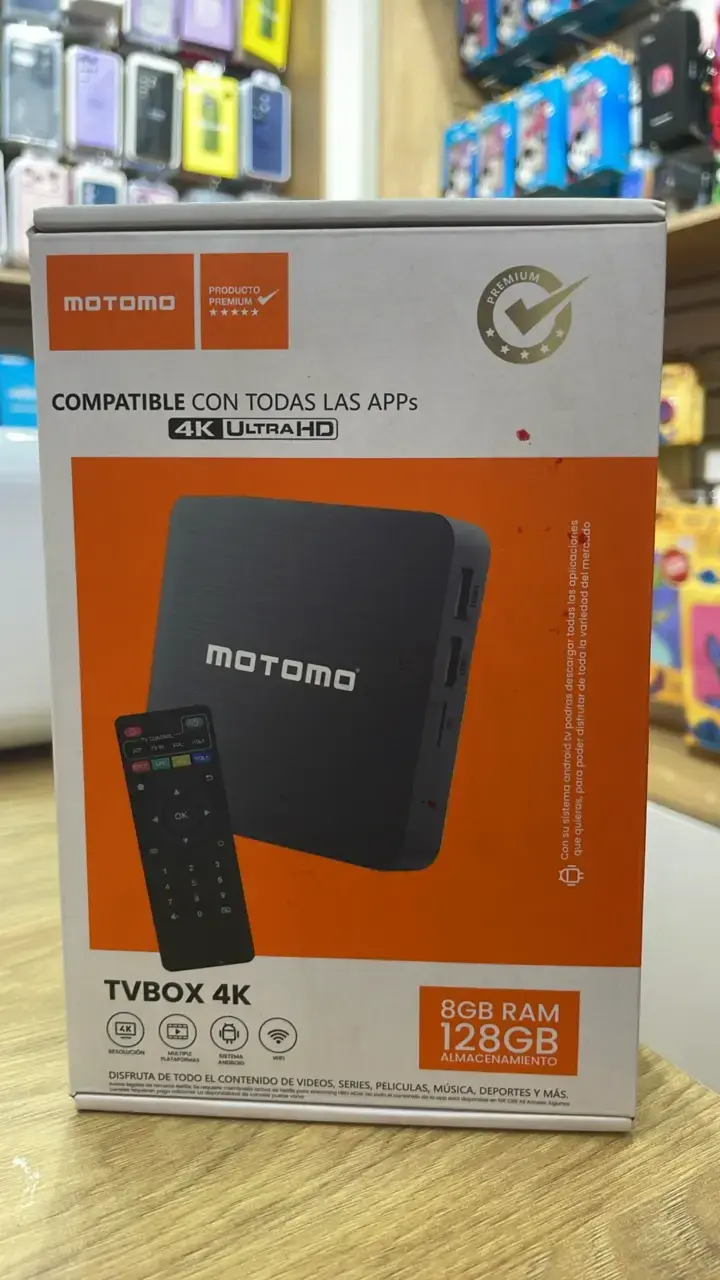 TV Box 4K Motomo 8GB RAM 128GB