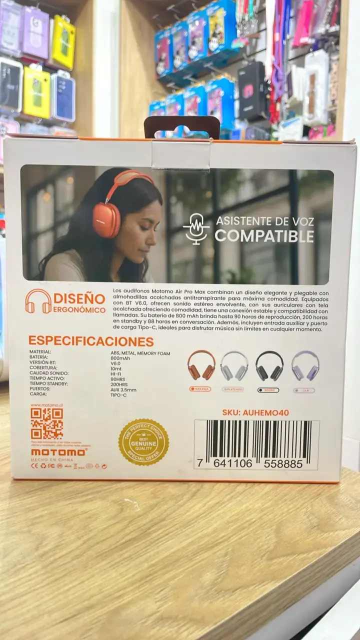 Audífonos Bluetooth Motomo Air Pro Max - 3
