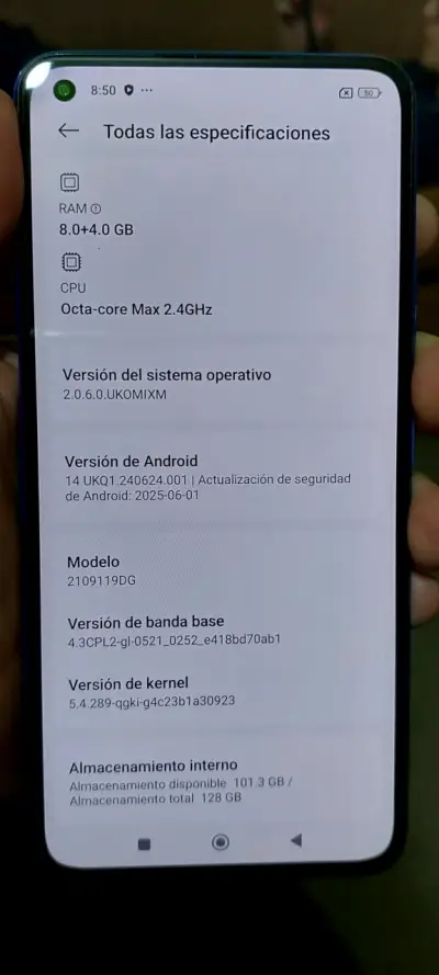 Smartphone Xiaomi 11 Lite 5G NE Azul - miniatura 3