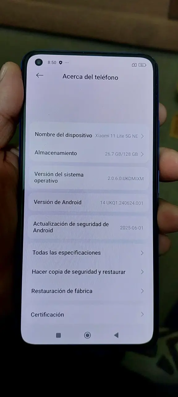 Smartphone Xiaomi 11 Lite 5G NE Azul - 4