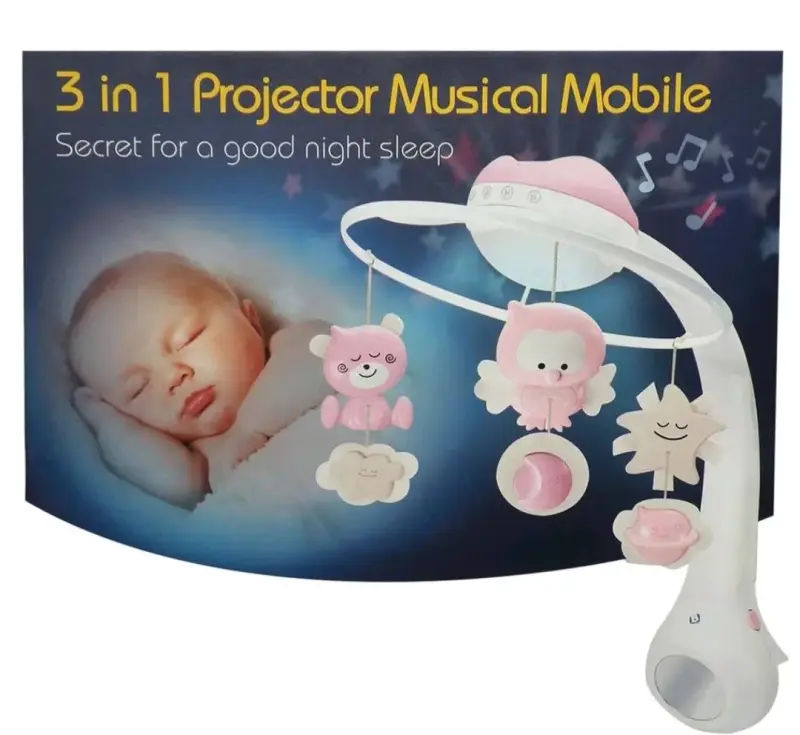 Móvil musical Marca Infantino con luces LED - 5