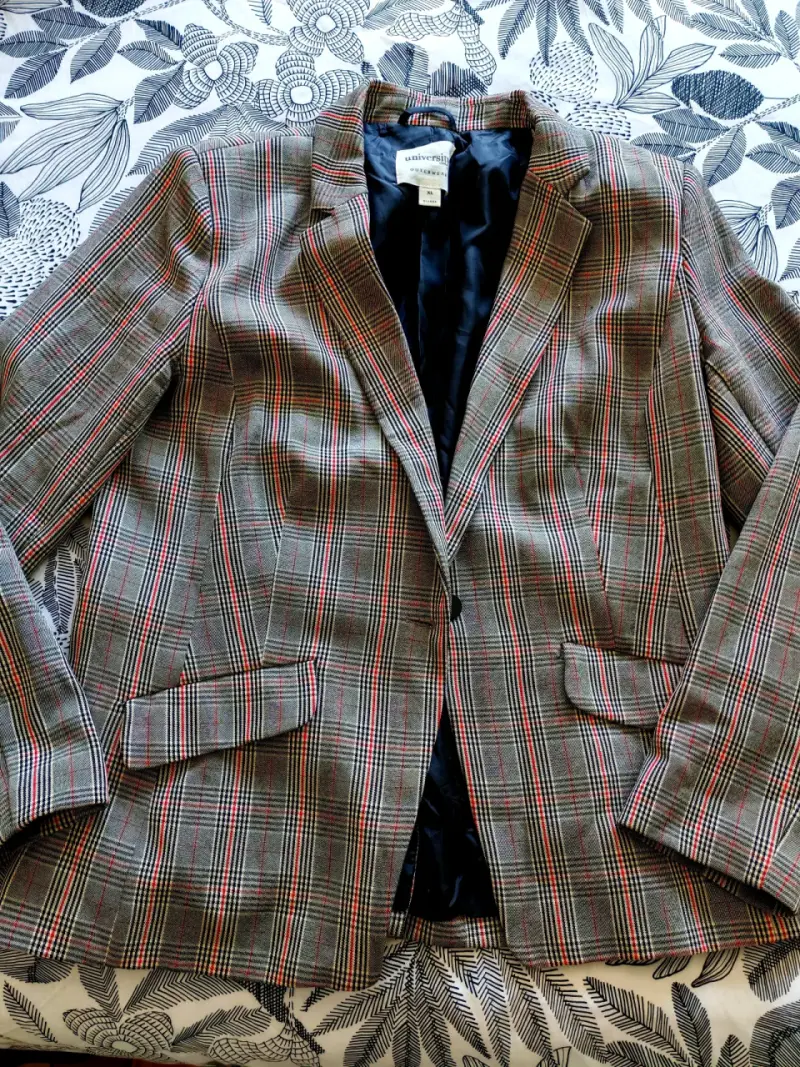 Blazer de cuadros University XL - 1