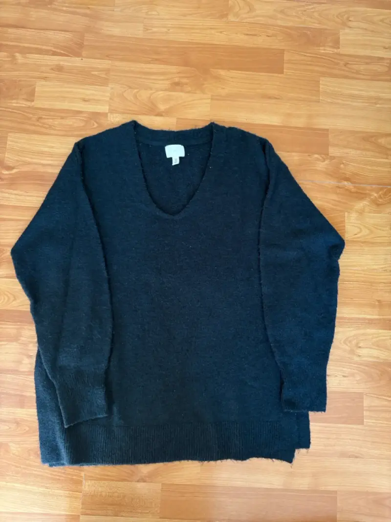 Suéter de lana verde oscuro H&M para mujer - 1