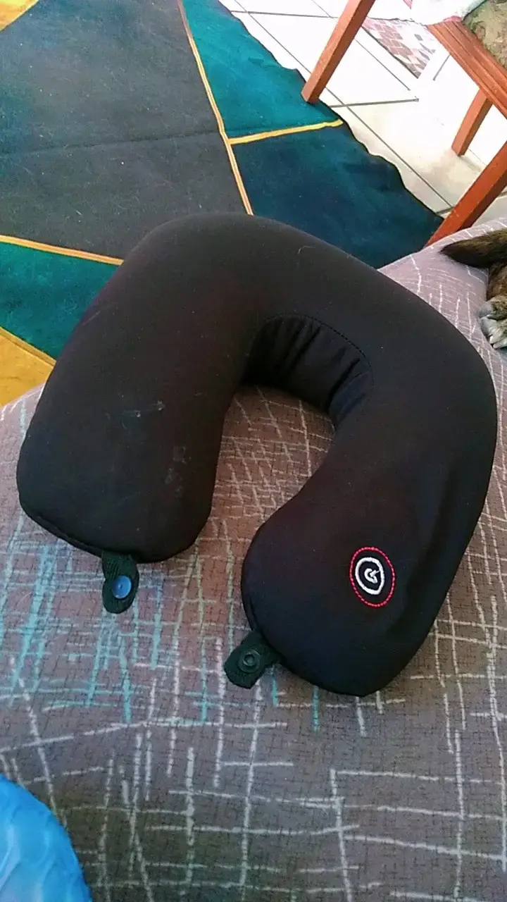 Cojín de Viaje Negro para Cuello