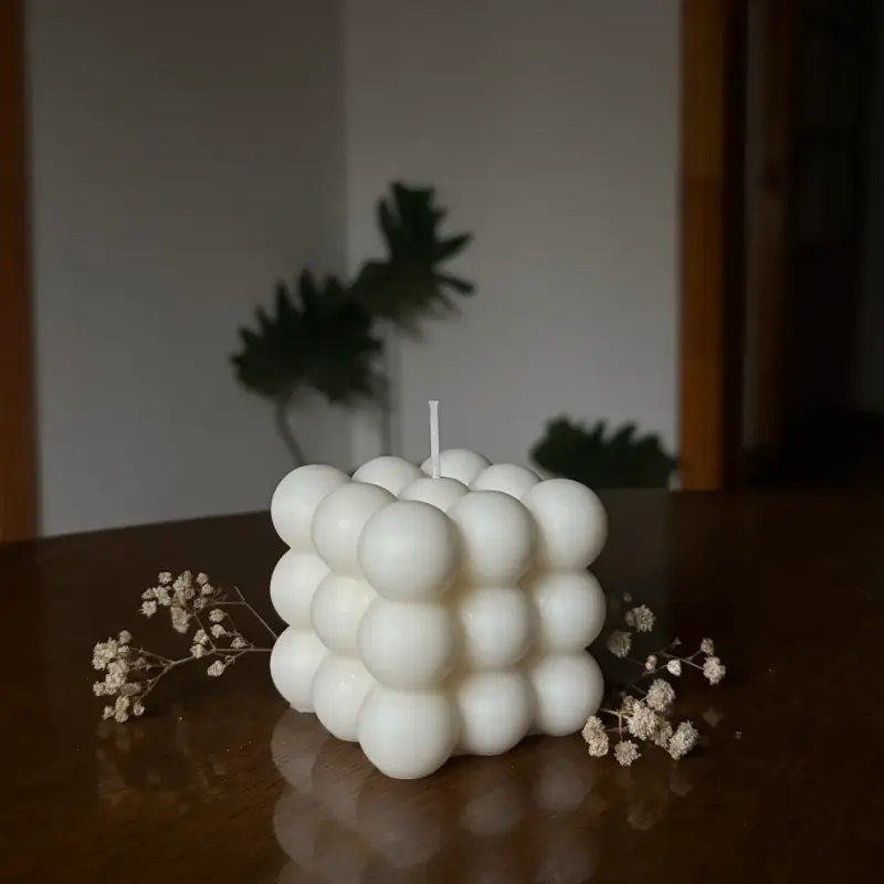 Velas decorativas en forma de cubo D'Aura - 3