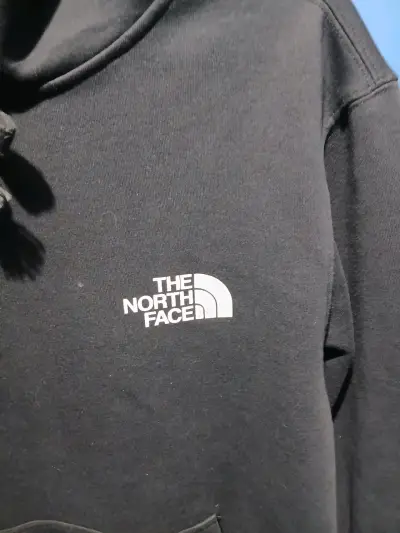 Polerón con capucha The North Face negro - miniatura 3