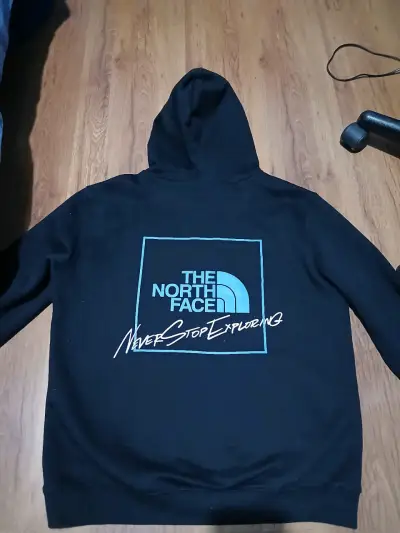 Polerón con capucha The North Face negro - miniatura 4