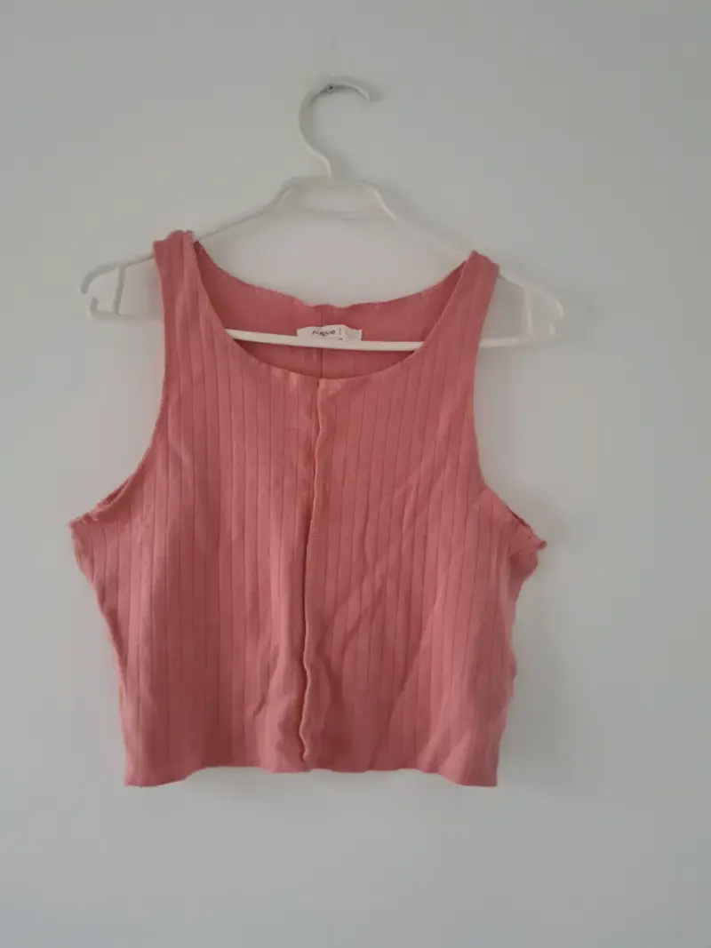 Top sin mangas rosa aussie L - 1