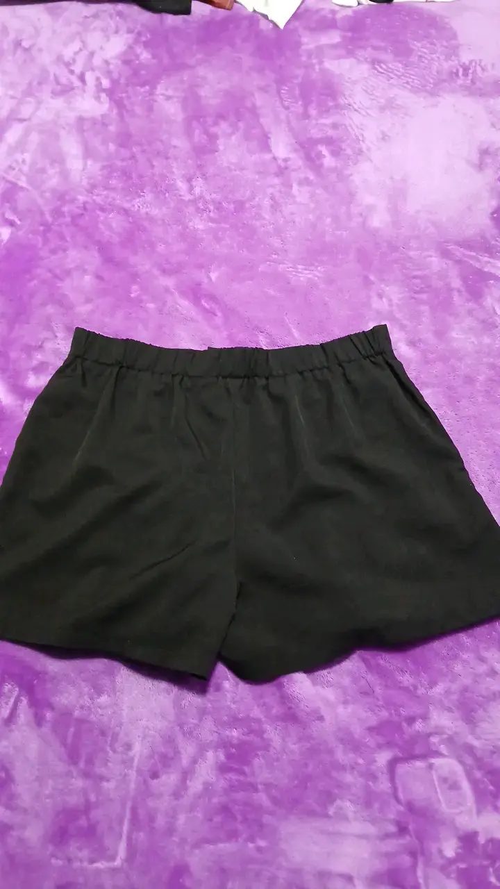 Shorts negros de mujer casuales - 2