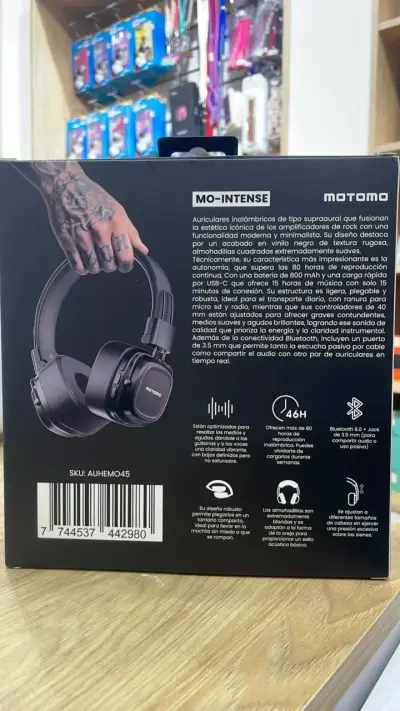 Audífonos inalambricos Motomo MO-Intense - miniatura 2