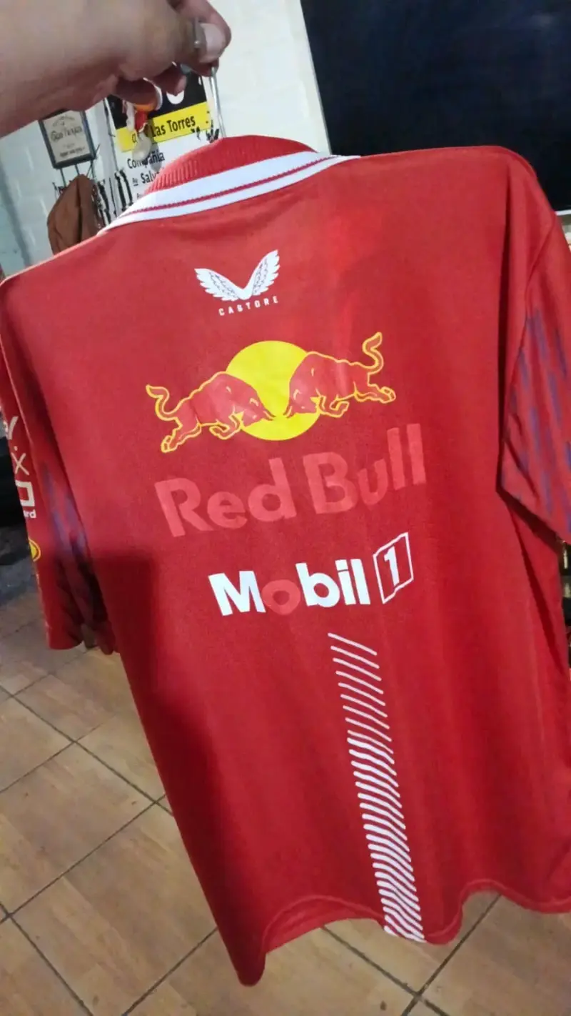 Polera Polo Red Bull Racing Roja - 2