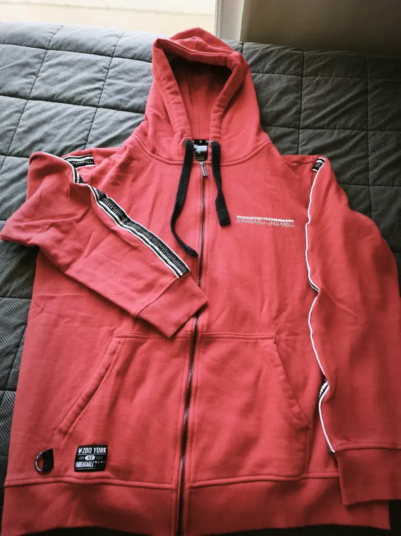 Polerón con capucha rojo Zoo York para hombre - 1