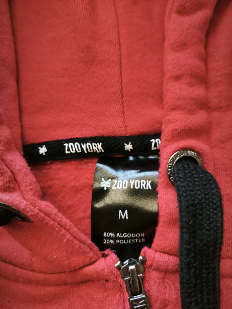 Polerón con capucha rojo Zoo York para hombre - 2