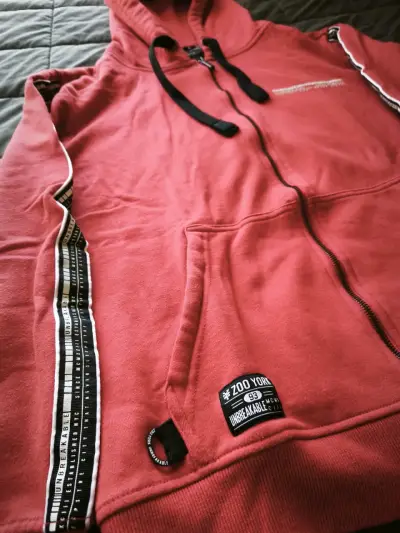 Polerón con capucha rojo Zoo York para hombre - miniatura 3