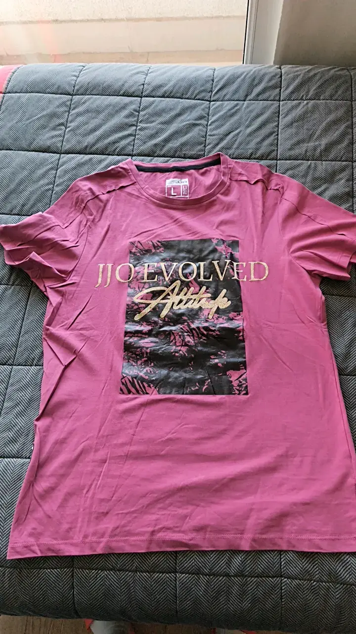 Polera rosa JJ Evolved talla L - 1