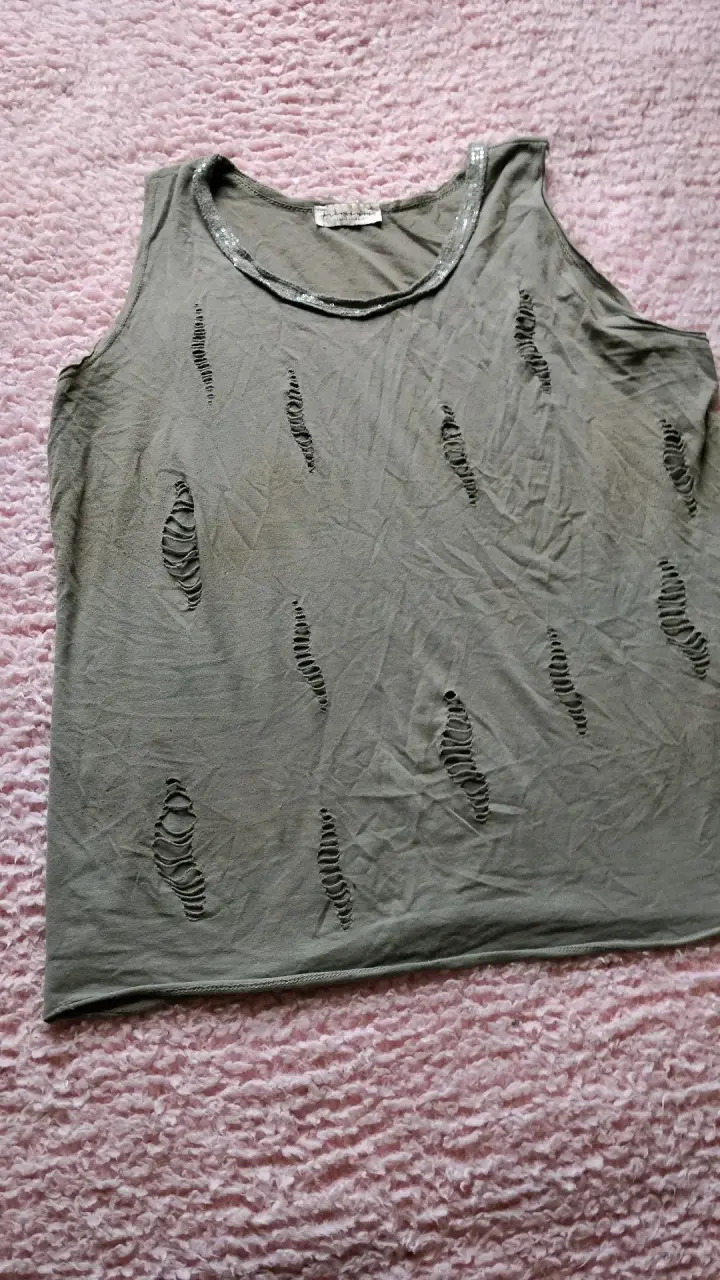 Blusa azul estampada de mujer - 2