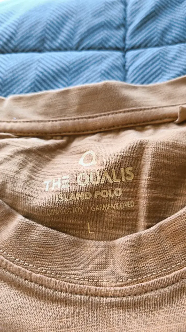Polera beige de algodón The Qualis - 2
