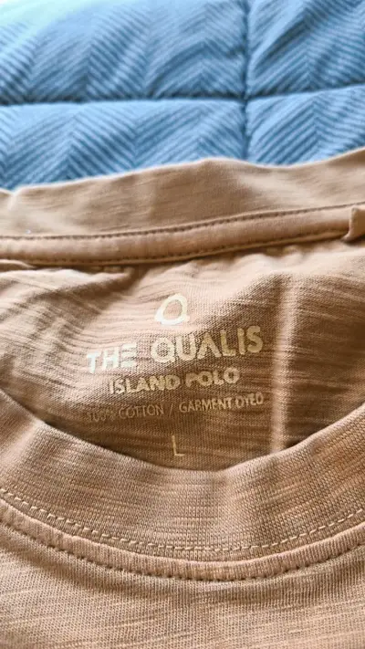 Polera beige de algodón The Qualis - miniatura 2