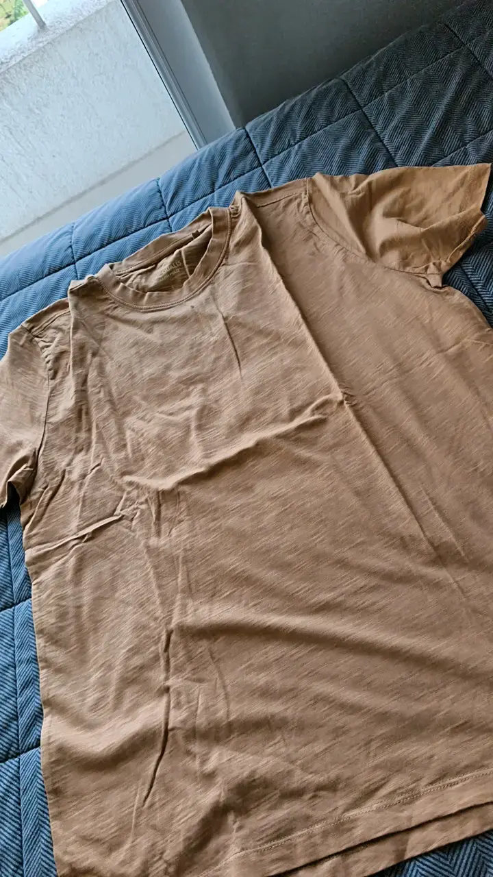 Polera beige de algodón The Qualis - 3