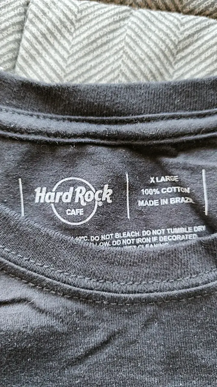 Polera Hard Rock Café Santiago Negra - 2