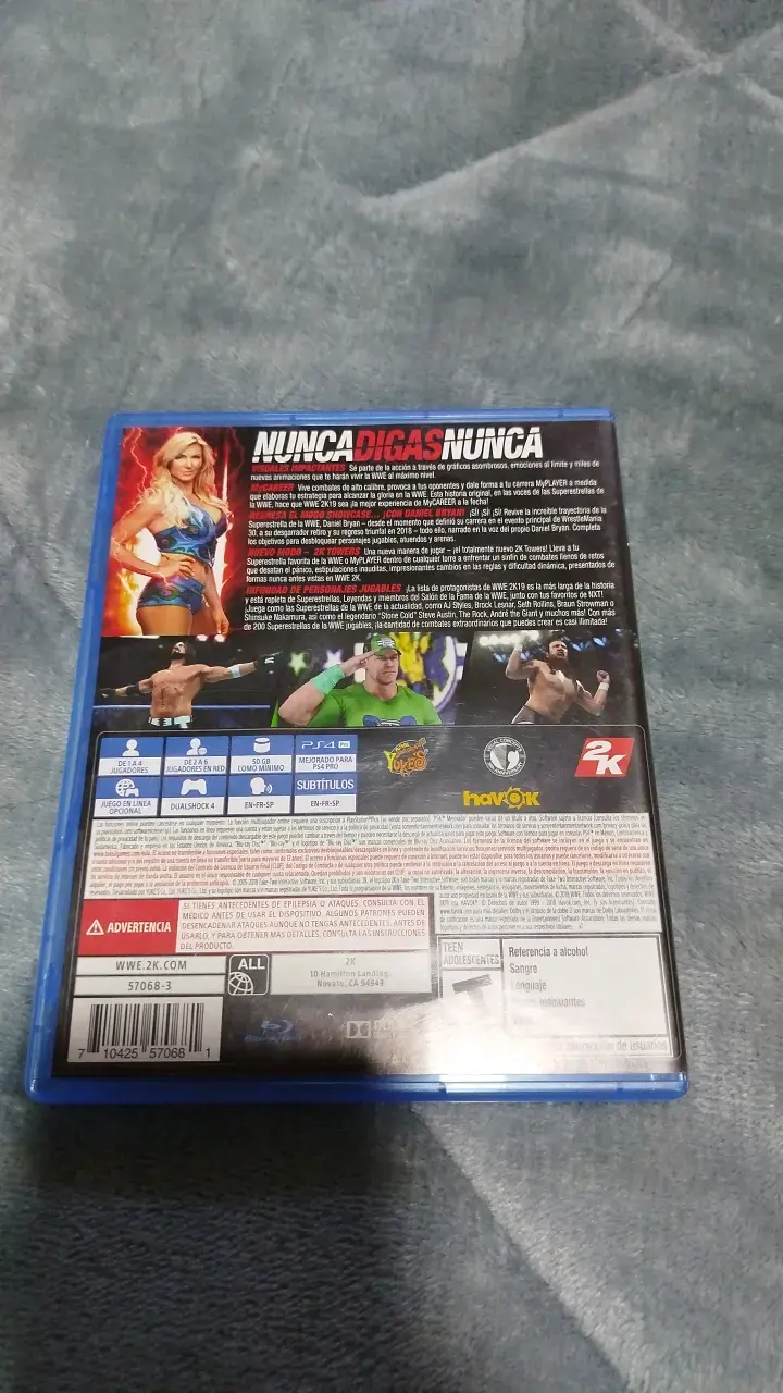Juego WWE 2K19 para PS4 en buen estado - 2