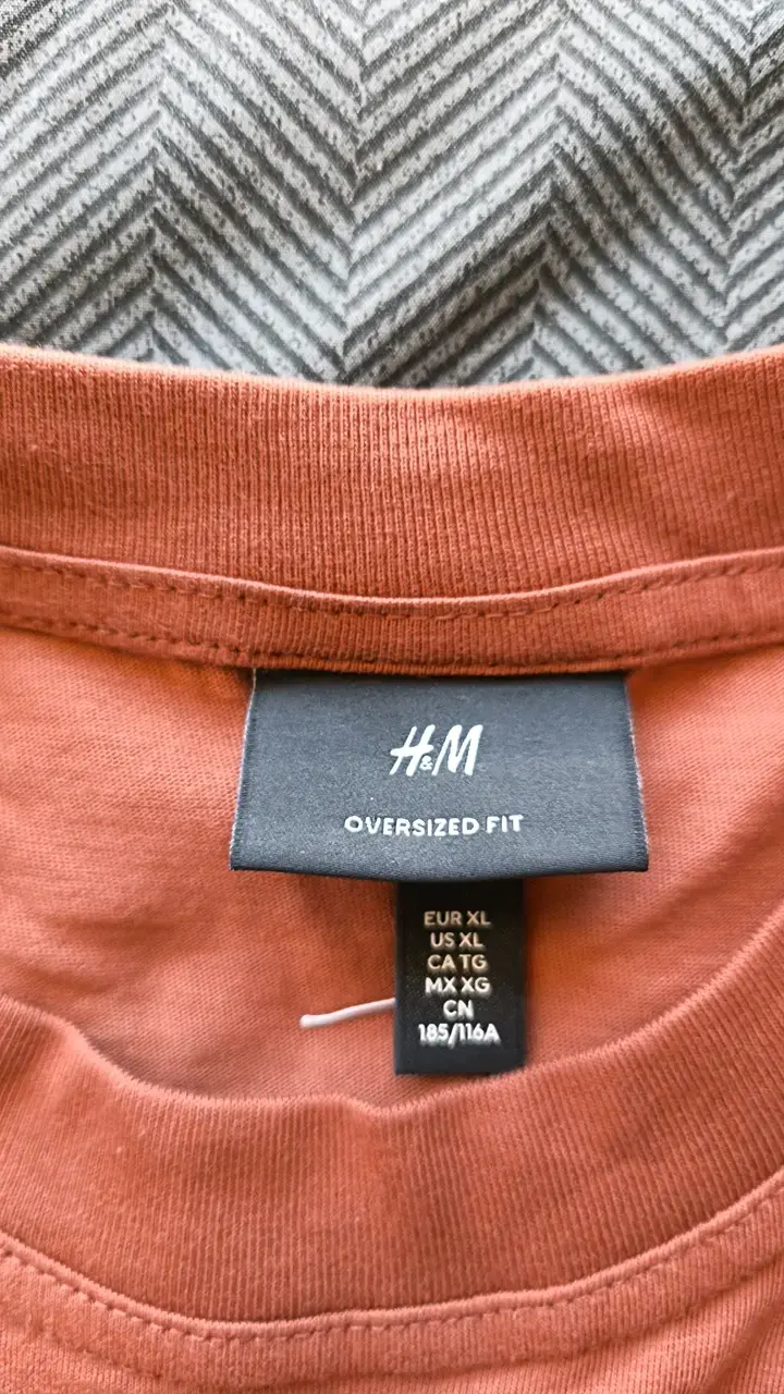 Polera Oversized Fit H&M Talla XL - 2