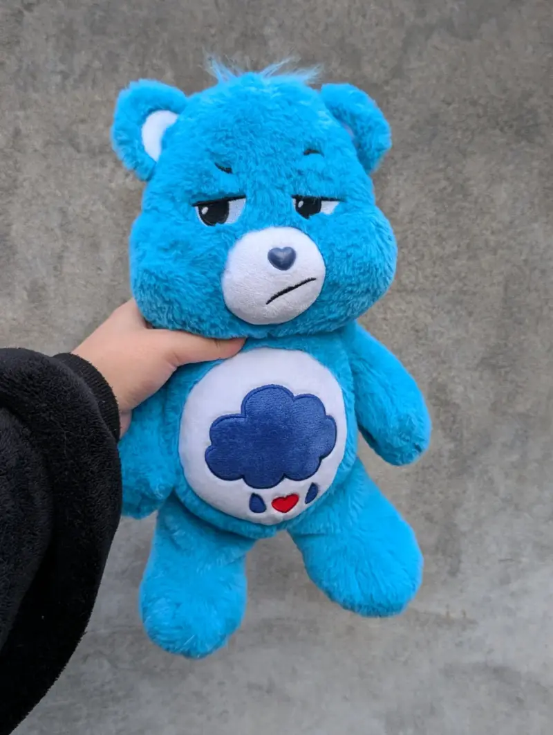 Peluche azul Care Bears Gruñoncito - 2