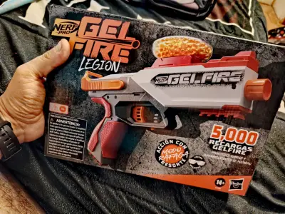Pistola Nerf Pro Gelfire Legion con 5000 Recargas - miniatura 1