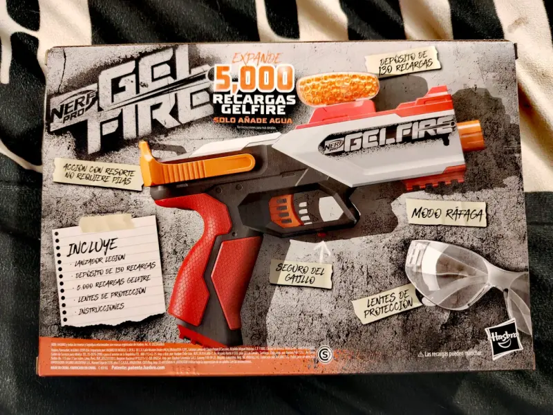 Pistola Nerf Pro Gelfire Legion con 5000 Recargas - 2