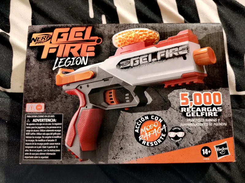 Pistola Nerf Pro Gelfire Legion con 5000 Recargas - 4