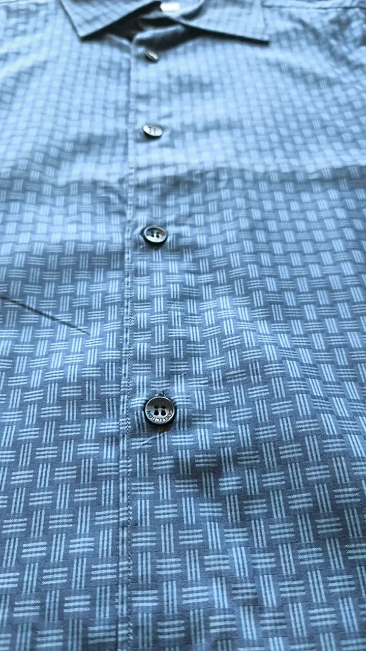 Camisa Versace Collection Azul Hombre - 4