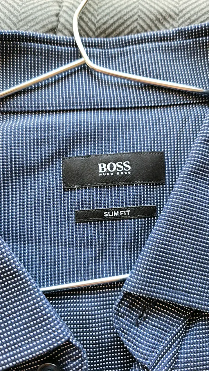 Camisa Hugo Boss Slim Fit Azul - 2