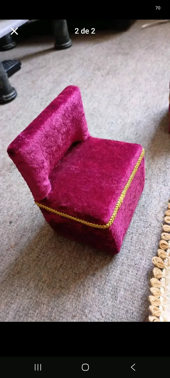 Conjunto de muebles miniatura para barbie - 2