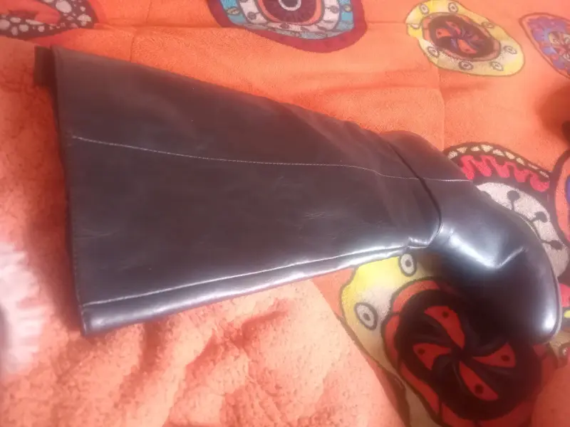 Botas de cuero negras para mujer - 2