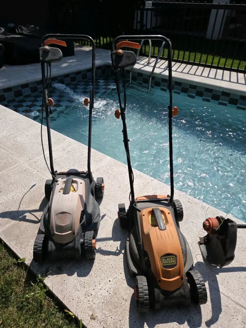 Cortacésped y desbrozadora Black & Decker usados - 1