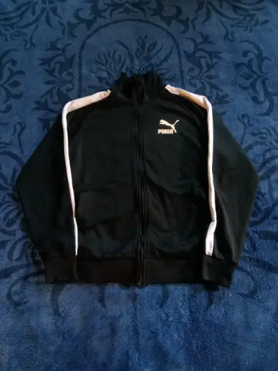 Chaqueta deportiva negra Puma T7 para hombre - miniatura 1