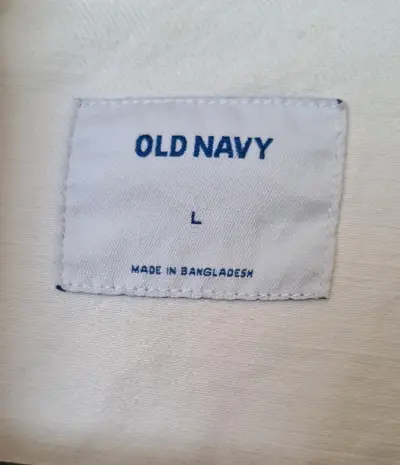 Chaqueta mezclilla Mujer M-L blanca, Old Navy - miniatura 4