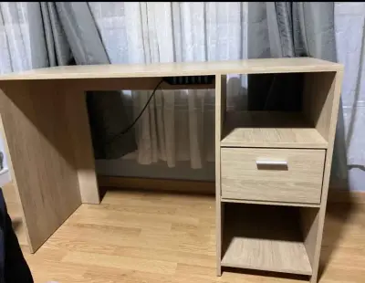 Escritorio de melamina  con cajón - miniatura 4