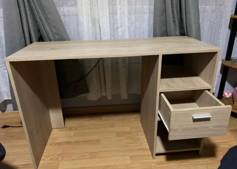 Escritorio de melamina con cajón - 5